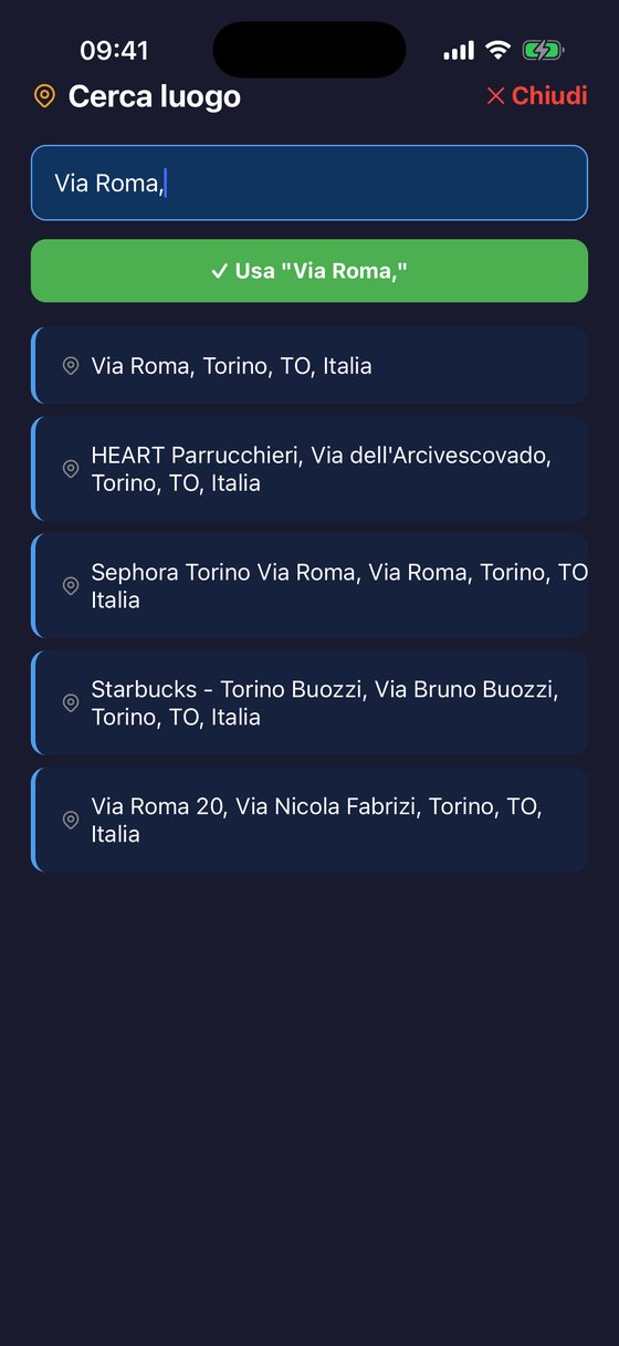 Appuntamenti: luogo