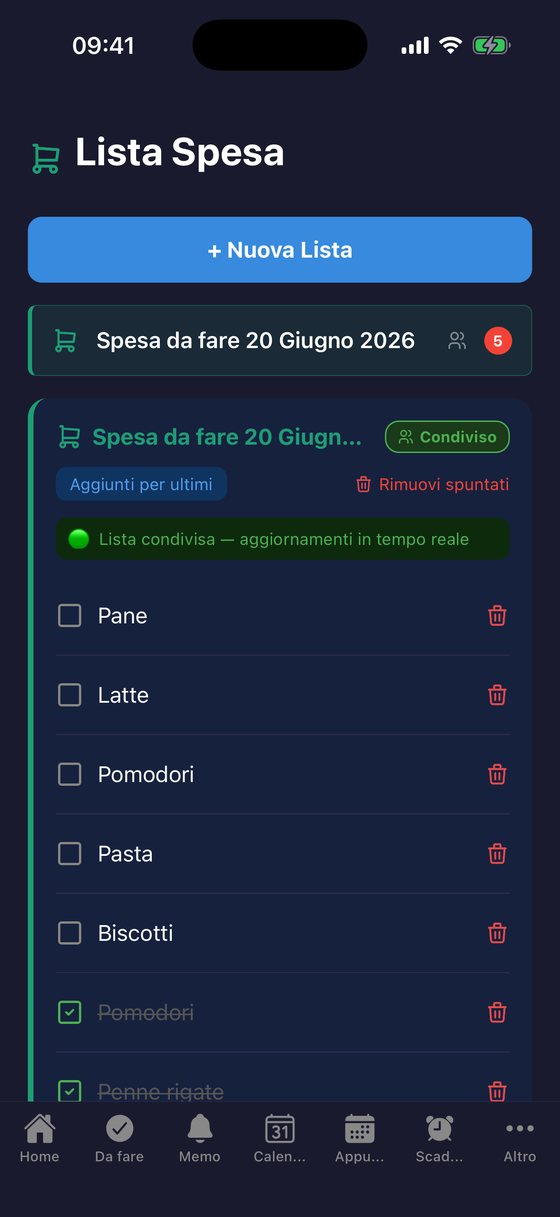 Lista Spesa: condivisa