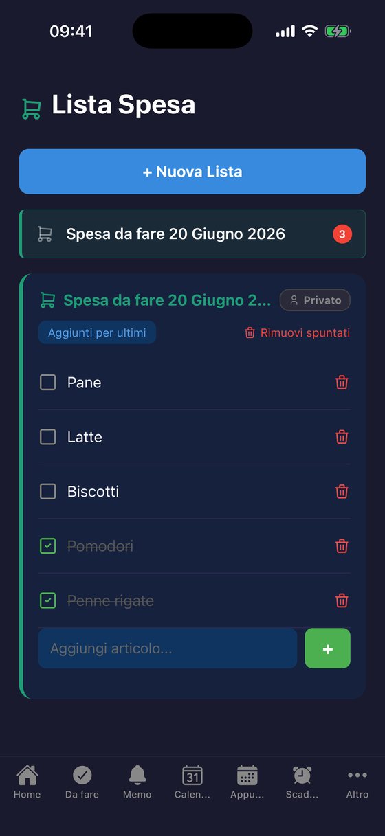 Lista Spesa: elenco
