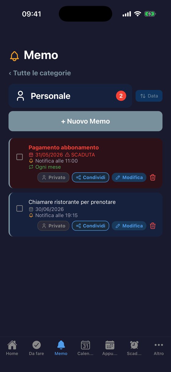 Memo: lista