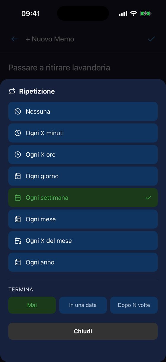 Memo: ripetizione