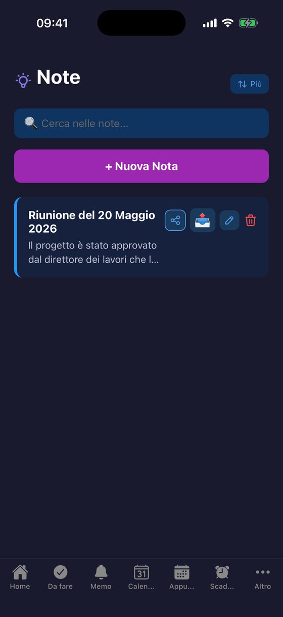 Note: elenco